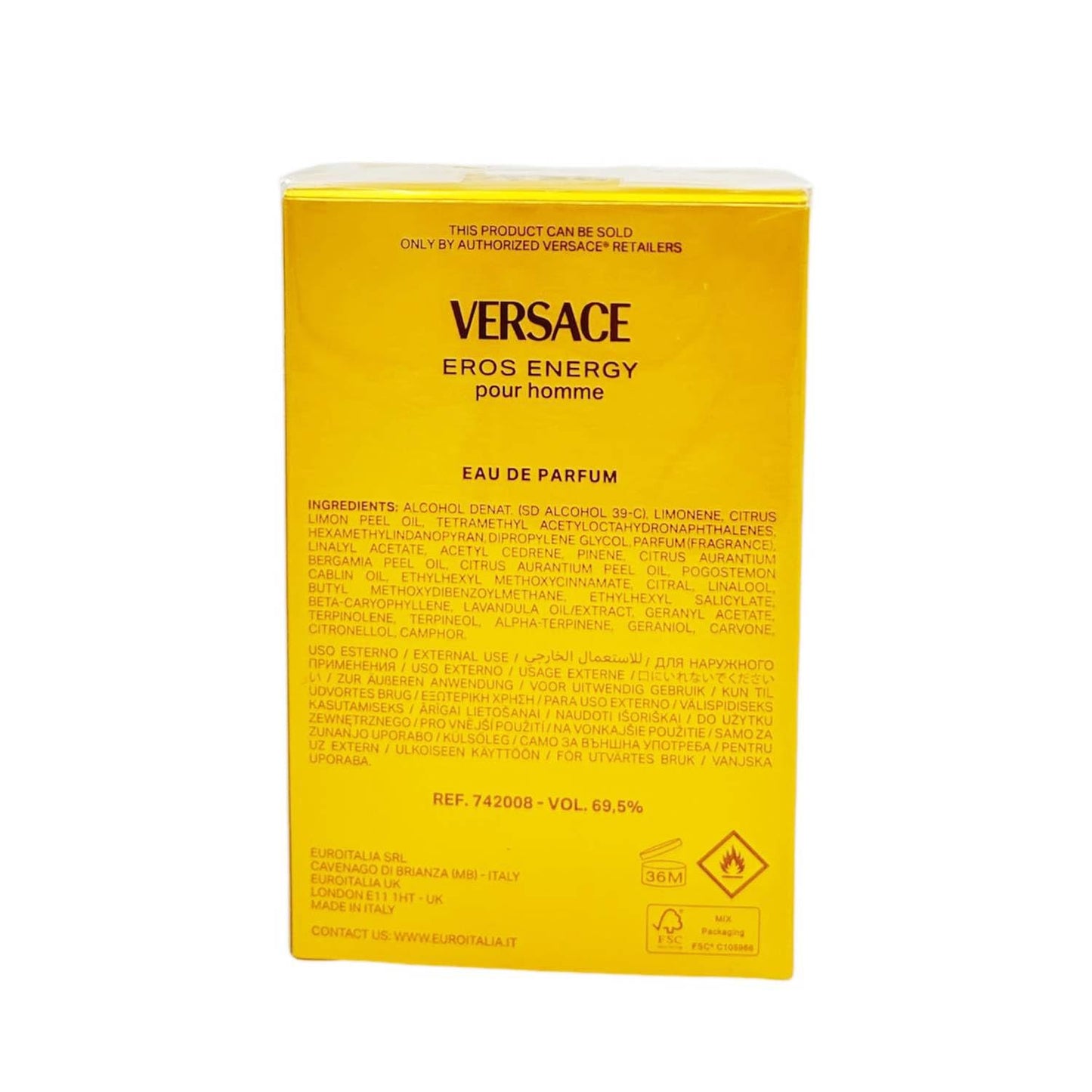 Hot Versace Eros Energy for Men 3.4 oz Eau de Parfum Spray |