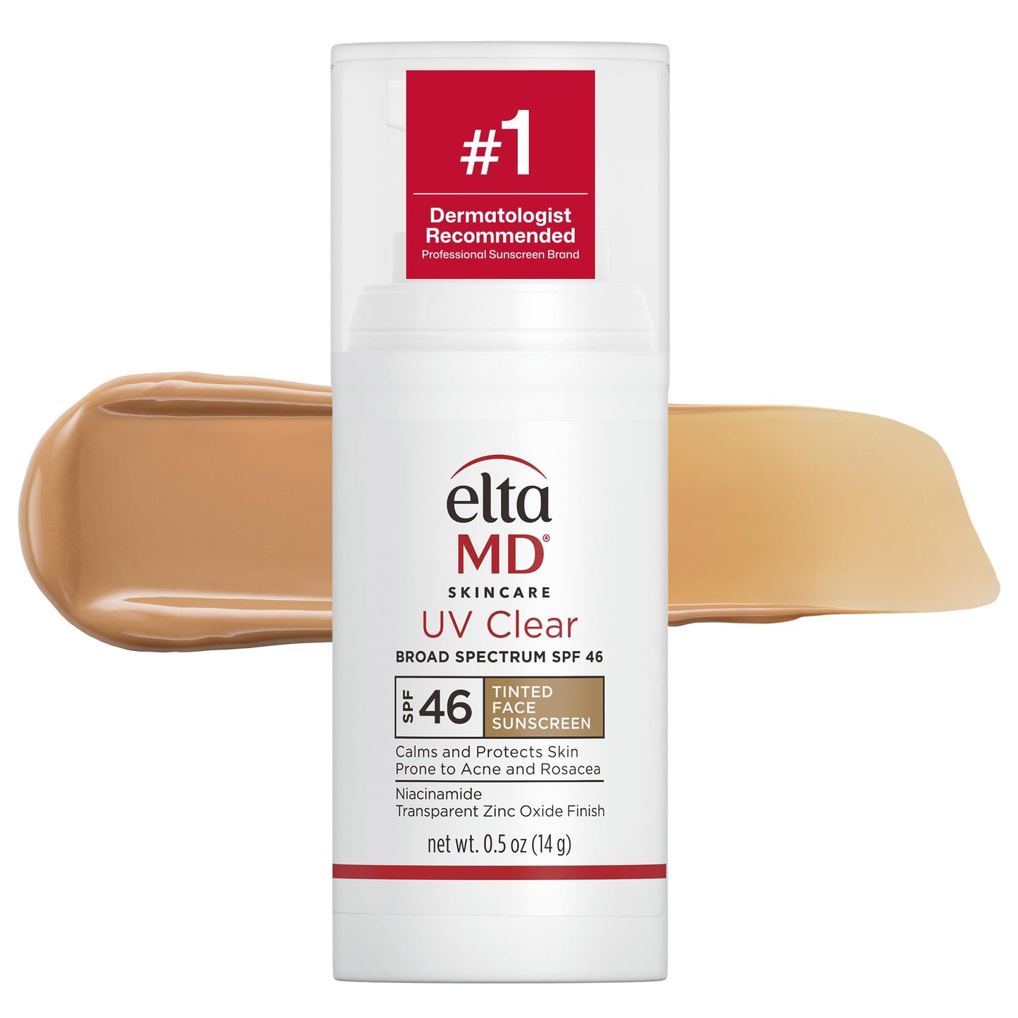 HotEltaMD UV Clear Face Sunscreen SPF, Oil-Free Sunscreen with Zinc Oxide, Dermatologist Recommended
