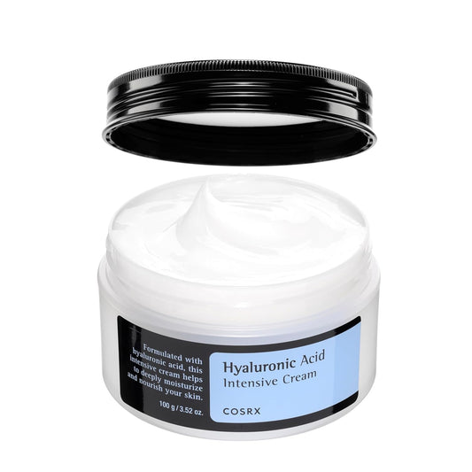 HotCOSRX Hyaluronic Acid Moisturizing Cream, Lightweight, Non-Greasy, Long-lasting Hydration for Glass Skin, Daily Moisturizer for Sensitive Skin, Moisture Barrier Repair, Korean Skin Care, 3.52 oz