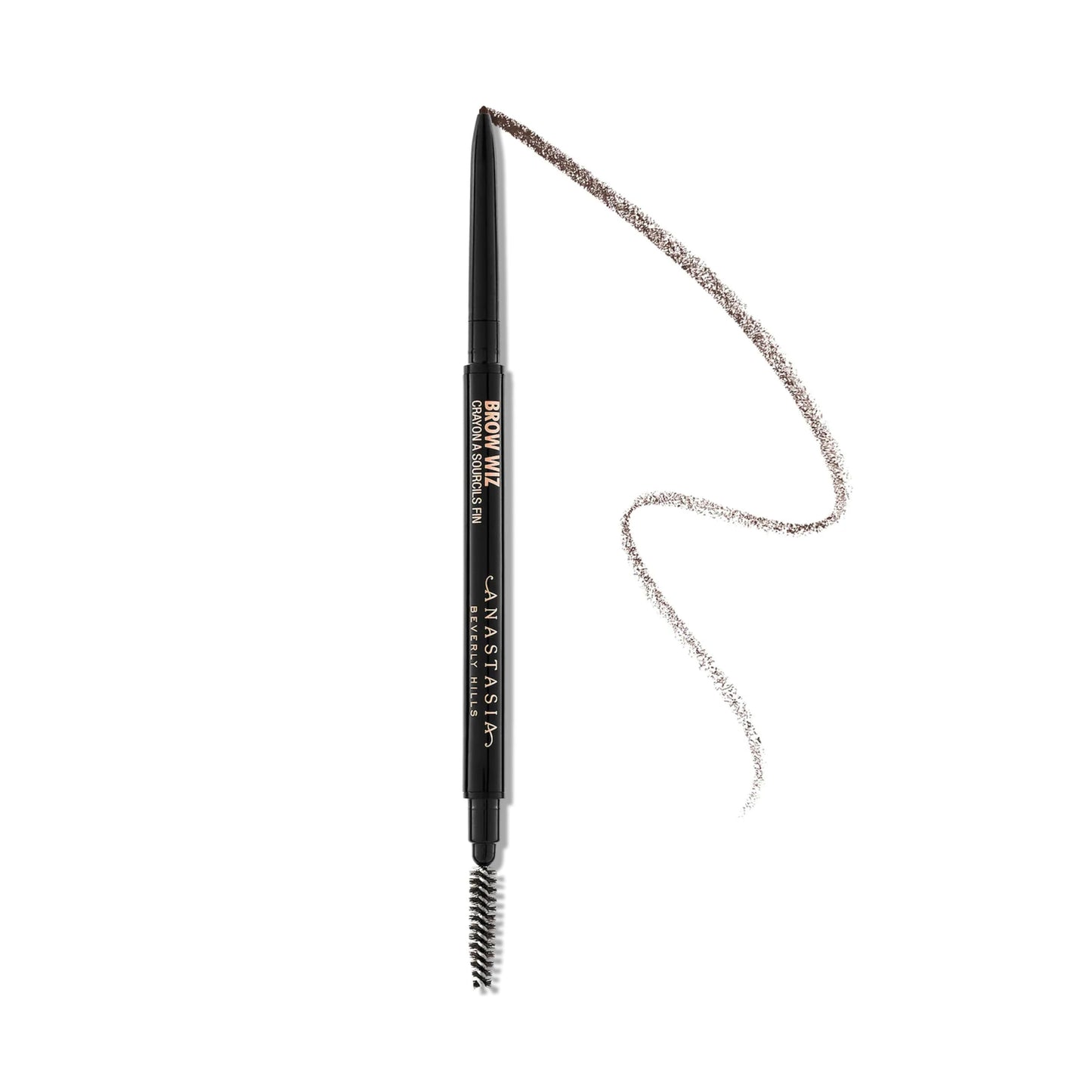 HotAnastasia Beverly Hills Brow Wiz - Ultra-Slim Retractable Eyebrow Pencil for Hair-Like Strokes, Natural Precision Definition, Longwear Waterproof Smudge-Proof for Filling & Shaping Brows