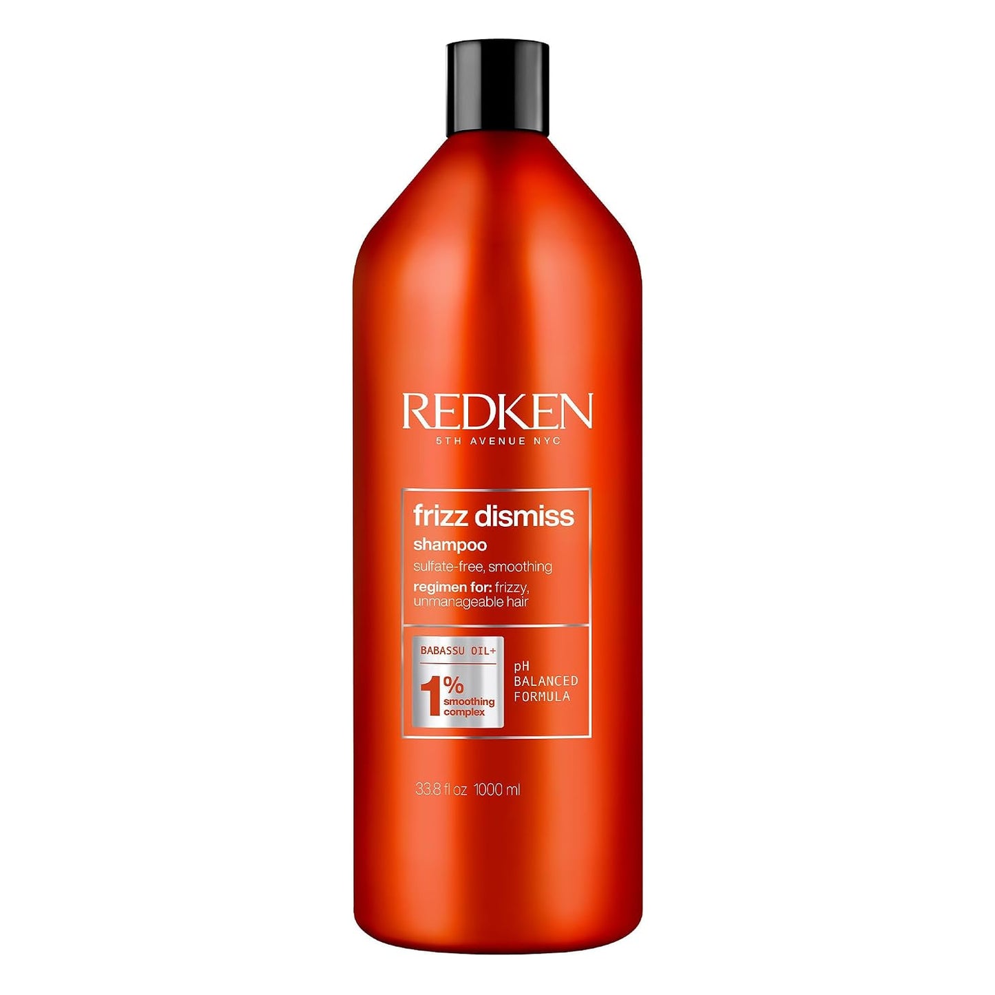 HotRedken Frizz Dismiss Shampoo For Frizzy Hair - Provides Smoothness & Shine, Weightless Frizz Control, Sulfate-Free