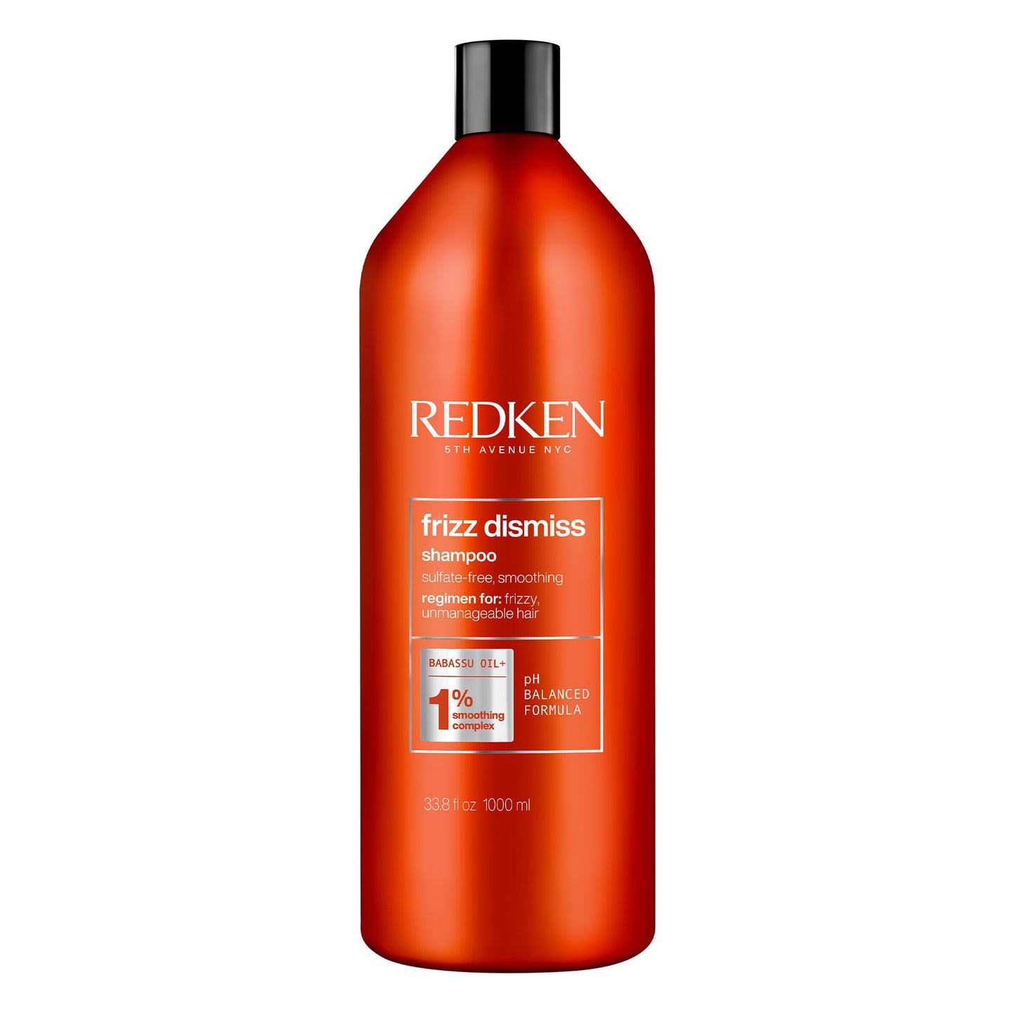 HotRedken Frizz Dismiss Shampoo For Frizzy Hair - Provides Smoothness & Shine, Weightless Frizz Control, Sulfate-Free