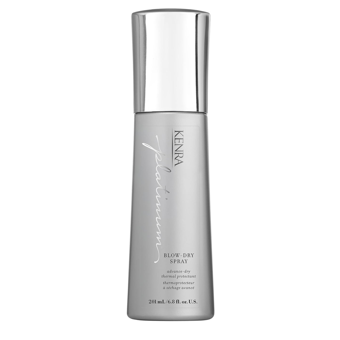 HotKenra Platinum Blow-Dry Spray | Time-Saving Heat Protectant | Detangles, Smooths, and Softens | Eliminates Frizz & Resists Humidity | Medium To Coarse Hair