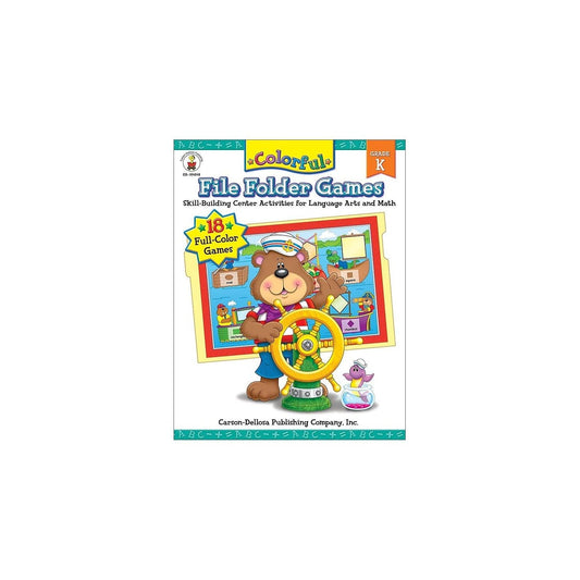 Hot Colorful File Folder Games, Grade K (Colorful Game Books Series)