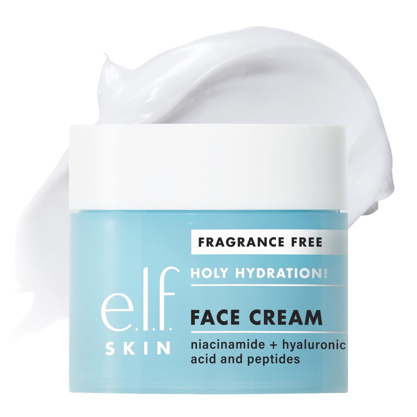 Hote.l.f. SKIN Holy Hydration! Face Cream Broad Spectrum SPF 30 Sunscreen Moisturizer, Made with Hyaluronic Acid, Niacinamide & Peptides, Lightweight Daily Protection, 1.7 oz