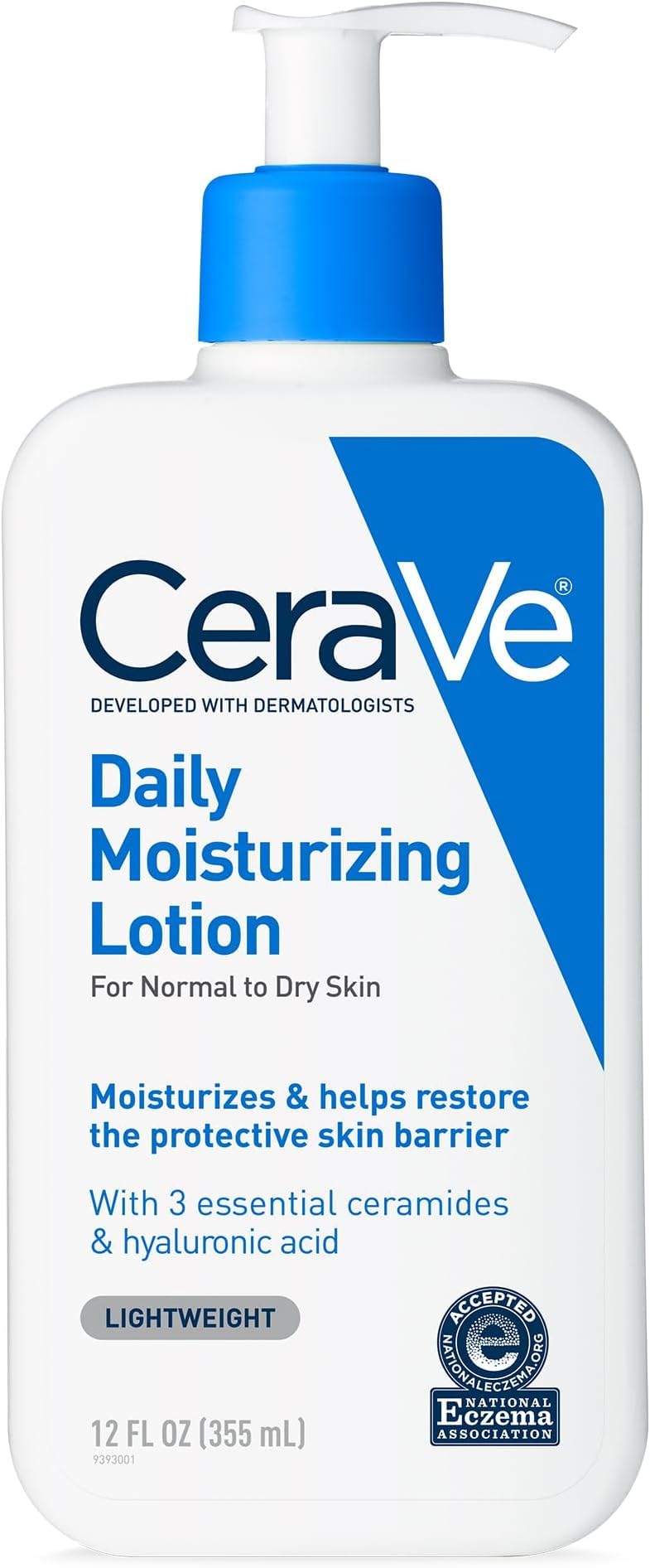 HotCeraVe Daily Moisturizing Lotion for Dry Skin, Body Lotion & Face Moisturizer with Hyaluronic Acid and Ceramides, Daily Moisturizer, Fragrance Free, Oil-Free, 19 Ounce