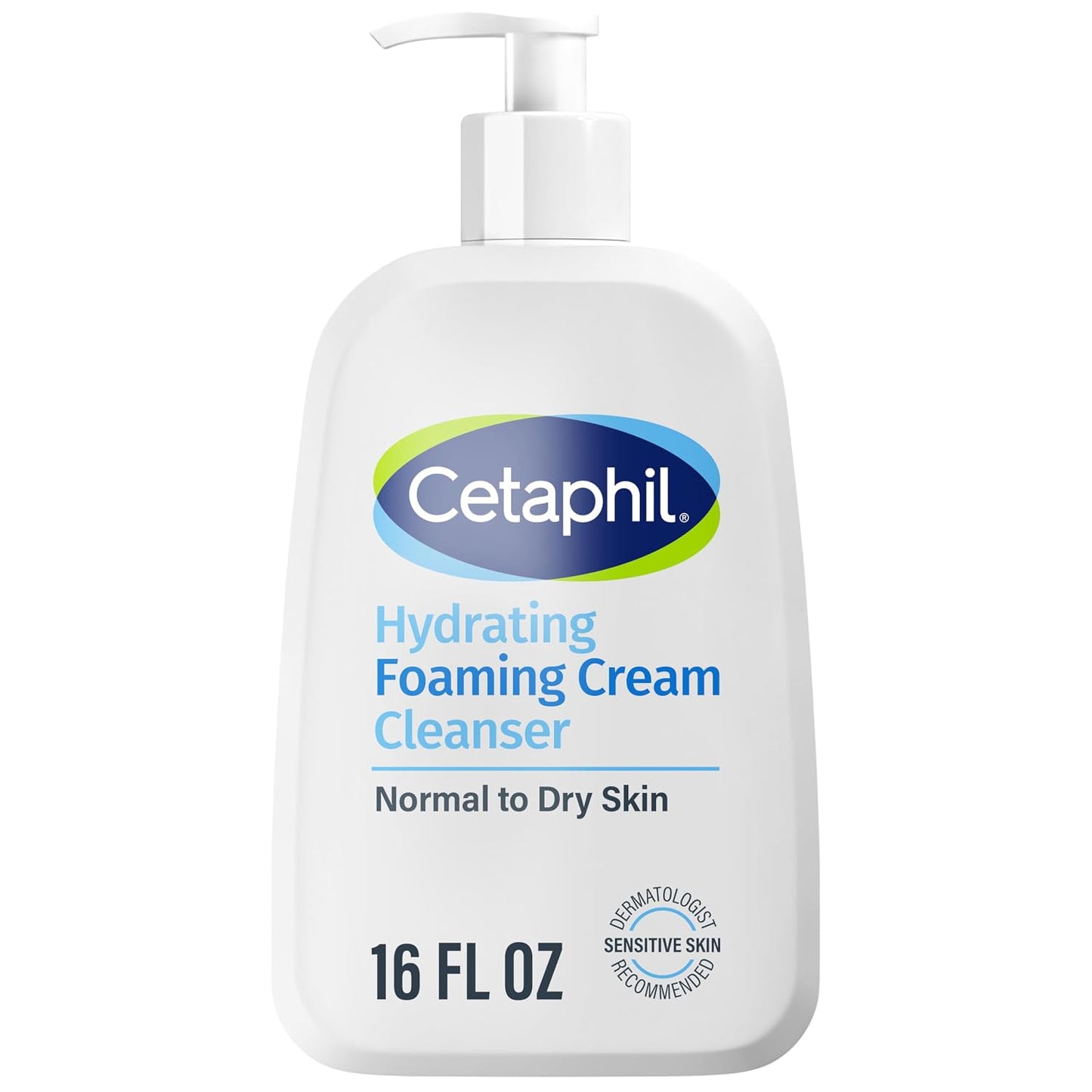 HotCetaphil Cream to Foam Face Wash, Hydrating Foaming Cream Cleanser, 16 oz, For Normal to Dry, Sensitive Skin, with Soothing Prebiotic Aloe, Hypoallergenic, Fragrance Free
