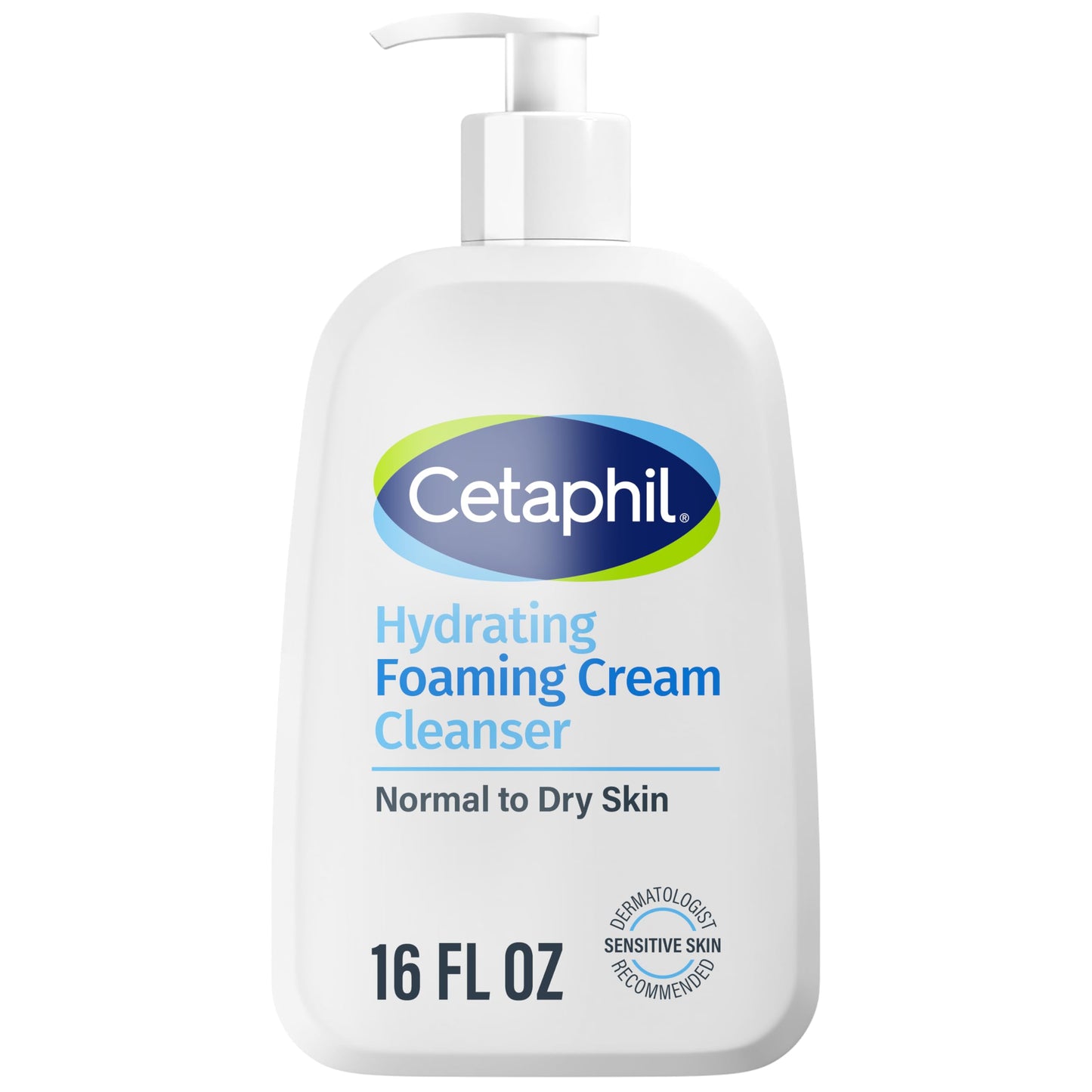 HotCetaphil Cream to Foam Face Wash, Hydrating Foaming Cream Cleanser, 16 oz, For Normal to Dry, Sensitive Skin, with Soothing Prebiotic Aloe, Hypoallergenic, Fragrance Free