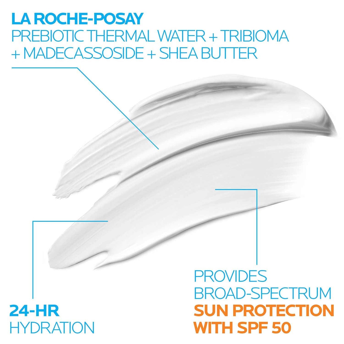 HotLa Roche-Posay Cicaplast Balm B5 SPF 50 with Centella Asiatica 1.35oz | Multi-purpose cream with panthenol, shea butter, tribioma, zinc oxide sunscreen. Skin protectant for dry skin.
