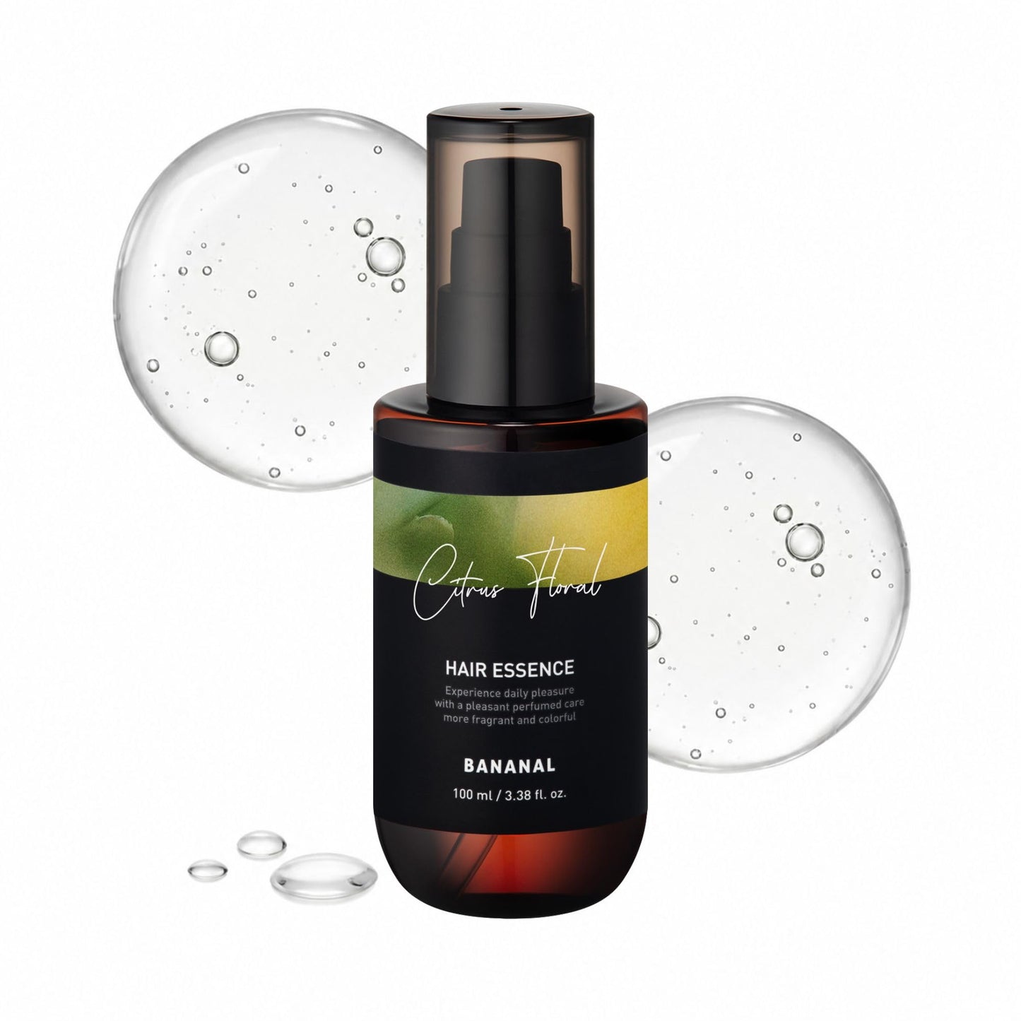 Hot2-in-1 Hair Serum & Perfume Oil - Korean Hair Care, Moroccan Argan Oil & 12 Amino Acids for Dry Damaged Hair, Anti-Frizz Glass Hair Shine, Paraben-Free, Baby Powdery Musk, 3.38 fl oz