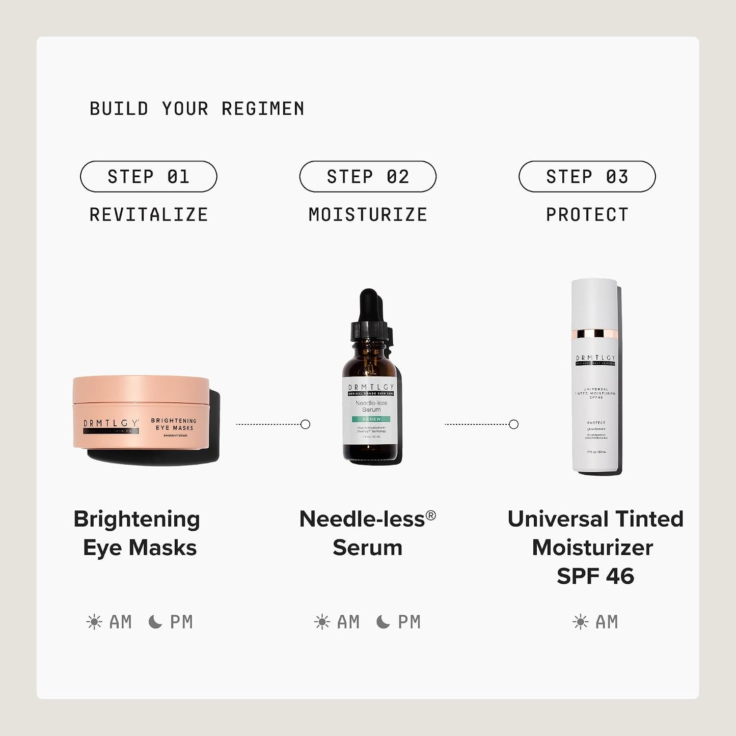 HotDRMTLGY Universal Tinted Moisturizer SPF 46 – Hydrating Dewy Tinted Sunscreen for Face with Zinc Oxide & Octinoxate – Niacinamide & Hyaluronic Acid – Broad Spectrum Lightweight Daily SPF, 1.7 oz