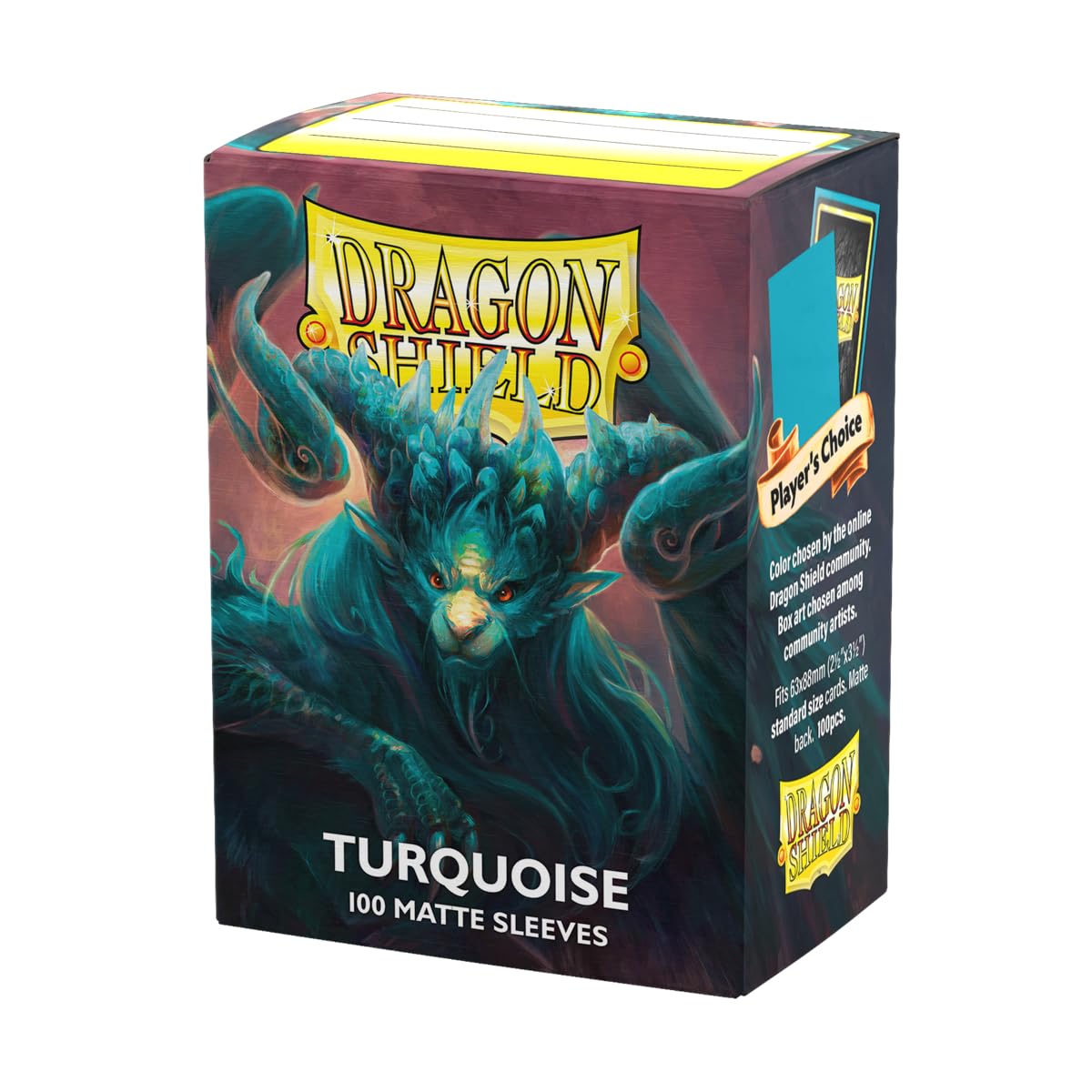 Hot Dragon Shield | Standard Size Card Matte Sleeves | 100 CT - Smooth & Tough Premium TCG Sleeves | Compatible with Pokemon, Flesh & Blood, One Piece & Magic the Gathering | Midnight Blue