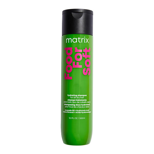 HotMATRIX Food For Soft Shampoo For Dry and Brittle Hair - Moisturizes and Hydrates, Softens and Smooths, With Avocado Oil & Hyaluronic Acid, Vegan, For All Hair Types