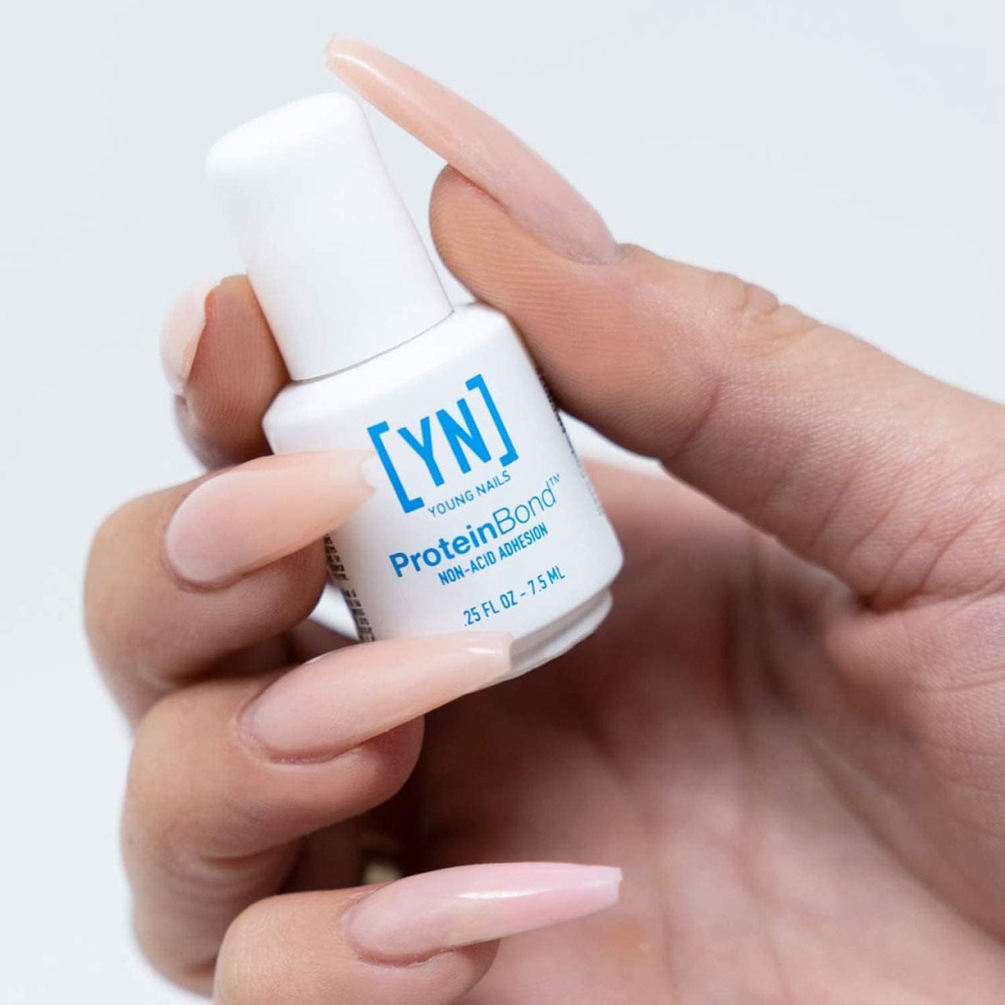 HotYoung Nails Protein Bond - Non-Acidic Nail Primer, Enhanced Adhesion for Gel Polish & Acrylic, Nail Dehydrator, PH Bonder for Gel Nails, 0.25 oz