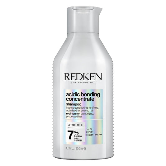 HotRedken Acidic Bonding Concentrate Shampoo - For Damaged Hair Repair, Strengthens and Repairs Weak and Brittle Hair, Sulfate-Free, Color Safe, With Citric Acid