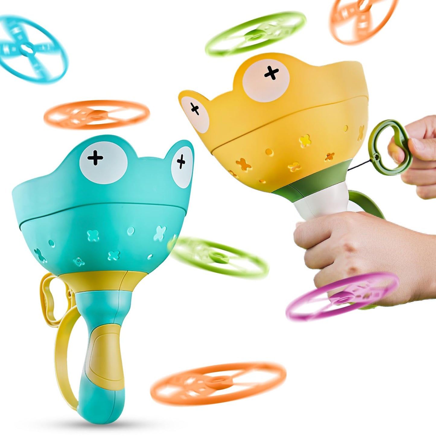 Hot pamexin Outside Toys for Kids Ages 4-8 - Manual Capture Catching Game - Toddler Chasing Toy for Boys & Girls, Ages 3-7 - Outdoor Fun Family Games