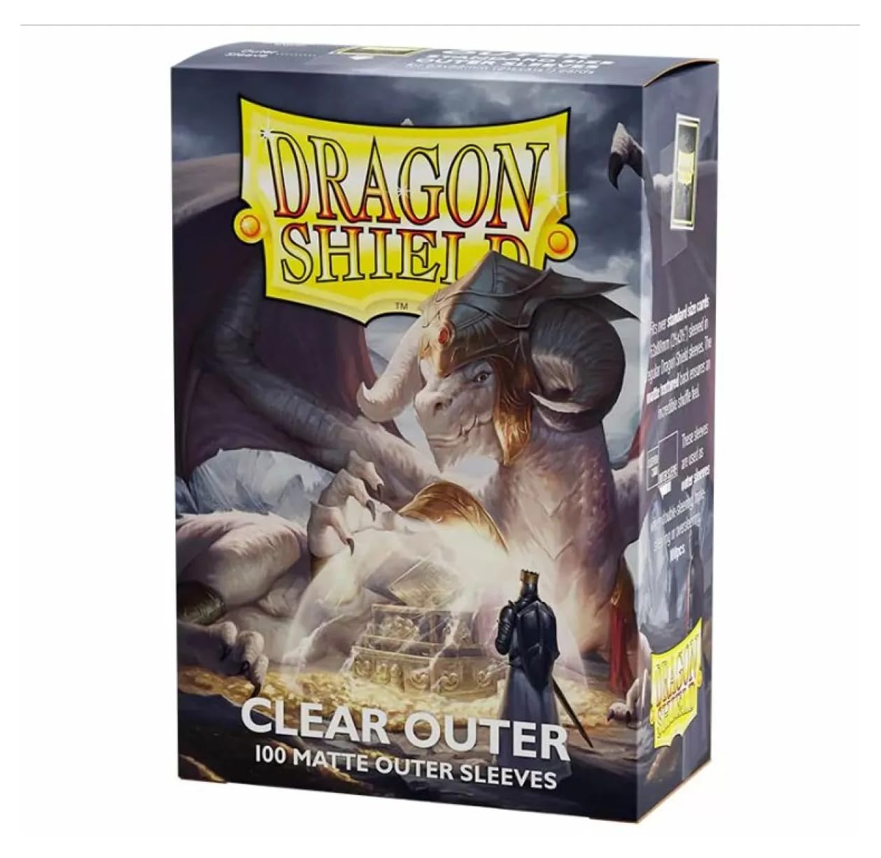 Hot 2 Packs Dragon Shield Inner Sleeve Clear Standard Size 100 ct Card Sleeves Individual Pack