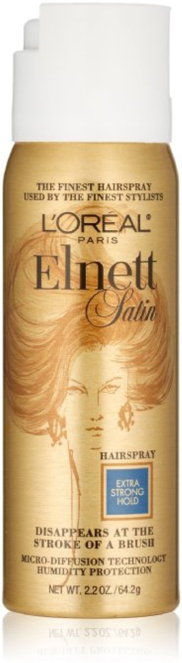 HotL'Oreal Paris Elnett Unscented Hairspray, up to 72-Hour Extra Strong Hold Formula with Humidity Resistant Frizz Control, Hairspray with Soft, Brushable Finish, 11 oz | (Packaging May Vary)
