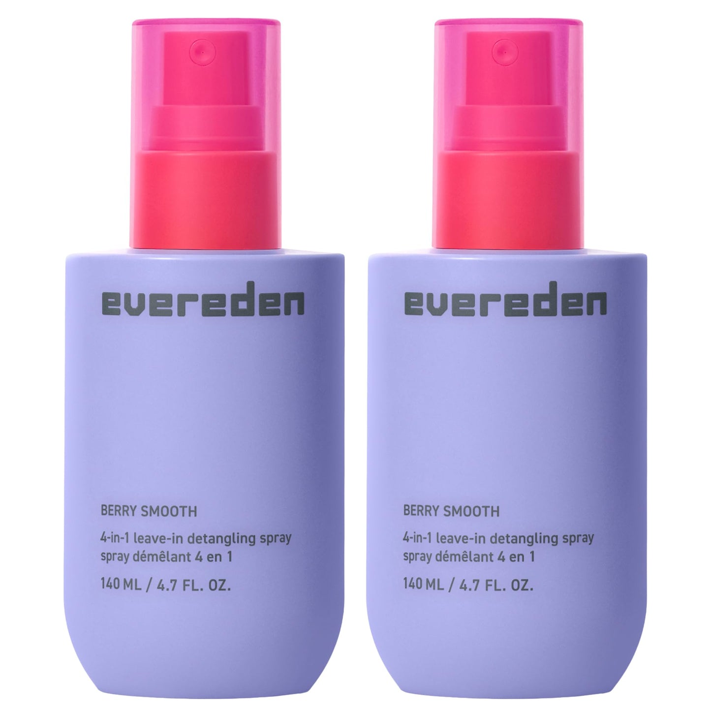HotEvereden Kids 4-in-1 Detangler Spray, Silicone-Free, EWG Verified, Vegan | Developed with Harvard & Stanford Dermatologists, 4-in-1 Leave-In Conditioner for Girls, Straight, Curly Hair, Wet or Dry Use
