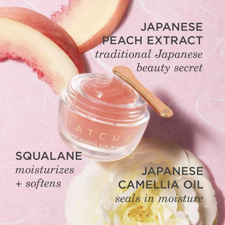 HotTatcha Kissu Lip Mask | Overnight Lip Mask, Visibly Plumps and Softens for Lush Lips, 9.0 G | 0.32 oz