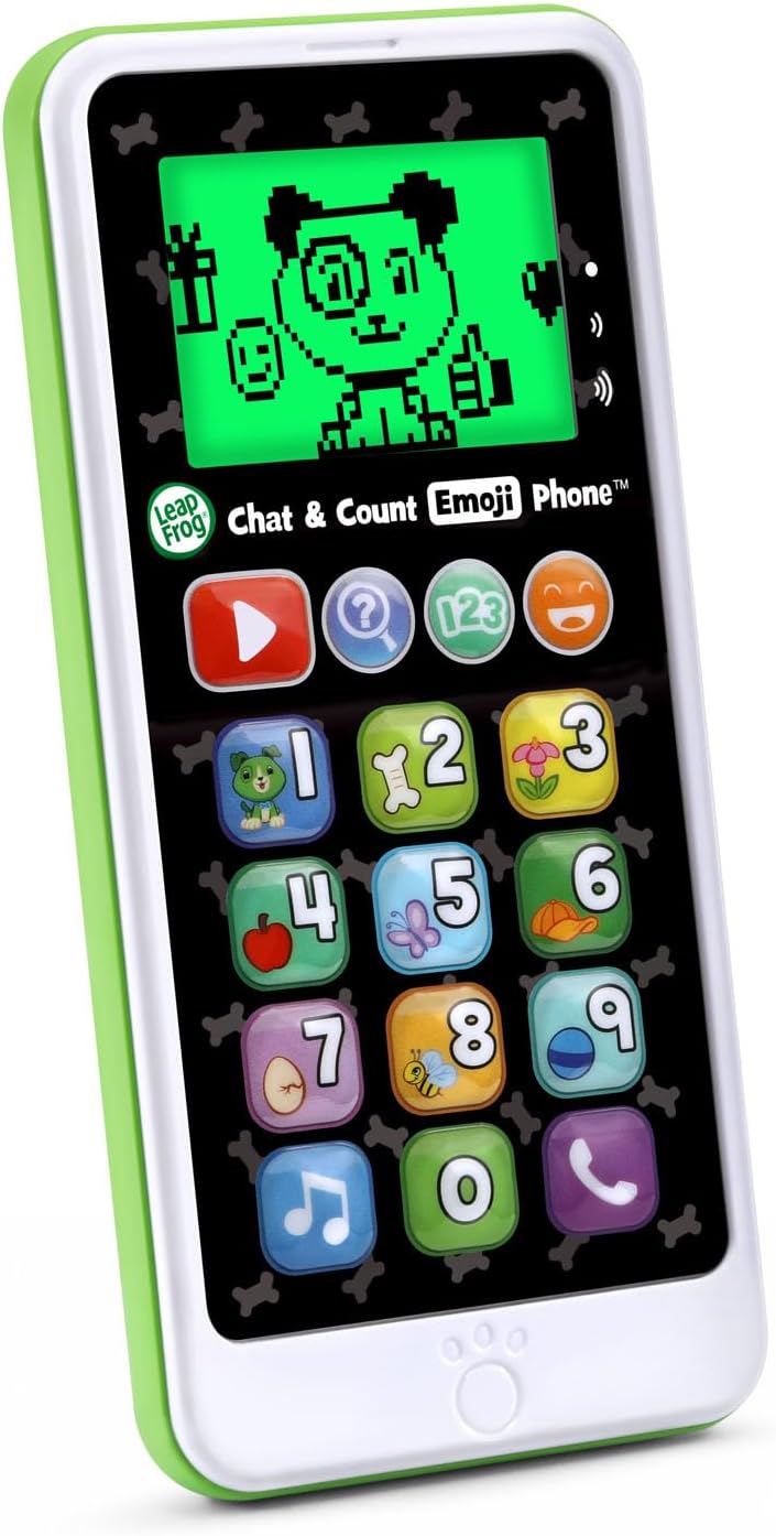 Hot LeapFrog Chat and Count Emoji Phone, Green