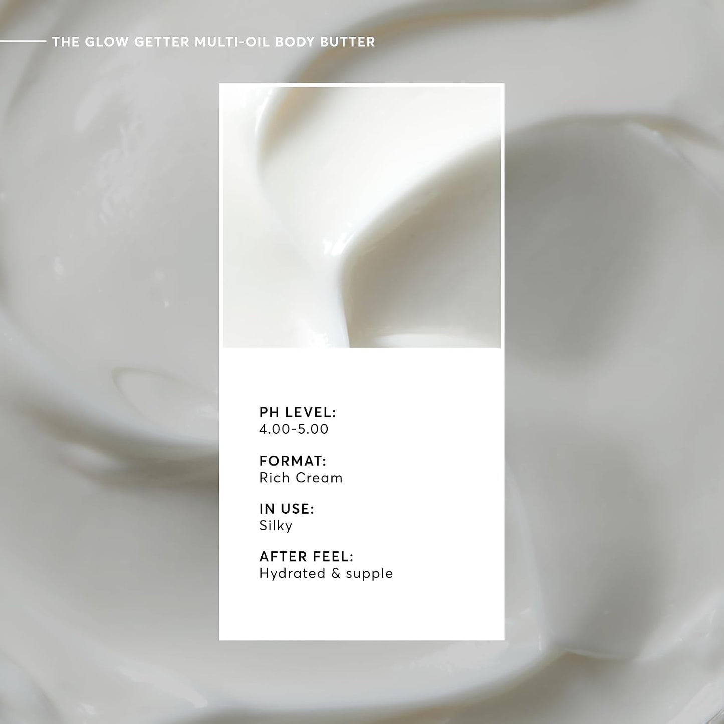 HotNaturium The Glow Getter Whipped Multi-Oil Body Butter, Firming Cream & Body Moisturizer with Shea Butter, 7.7 fl oz
