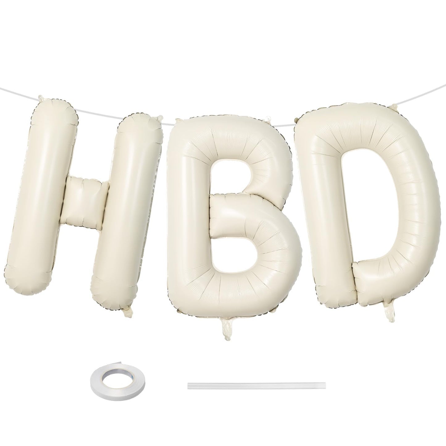 Hot40 Inch Beige BRIDE Balloons Bachelorette for Bridal Shower, Cream White Sand Bride Mylar Foil Banner Letter Sign, Bridal Balloon Banner for Wedding Engagement Bride To Be Party Favors Decorations