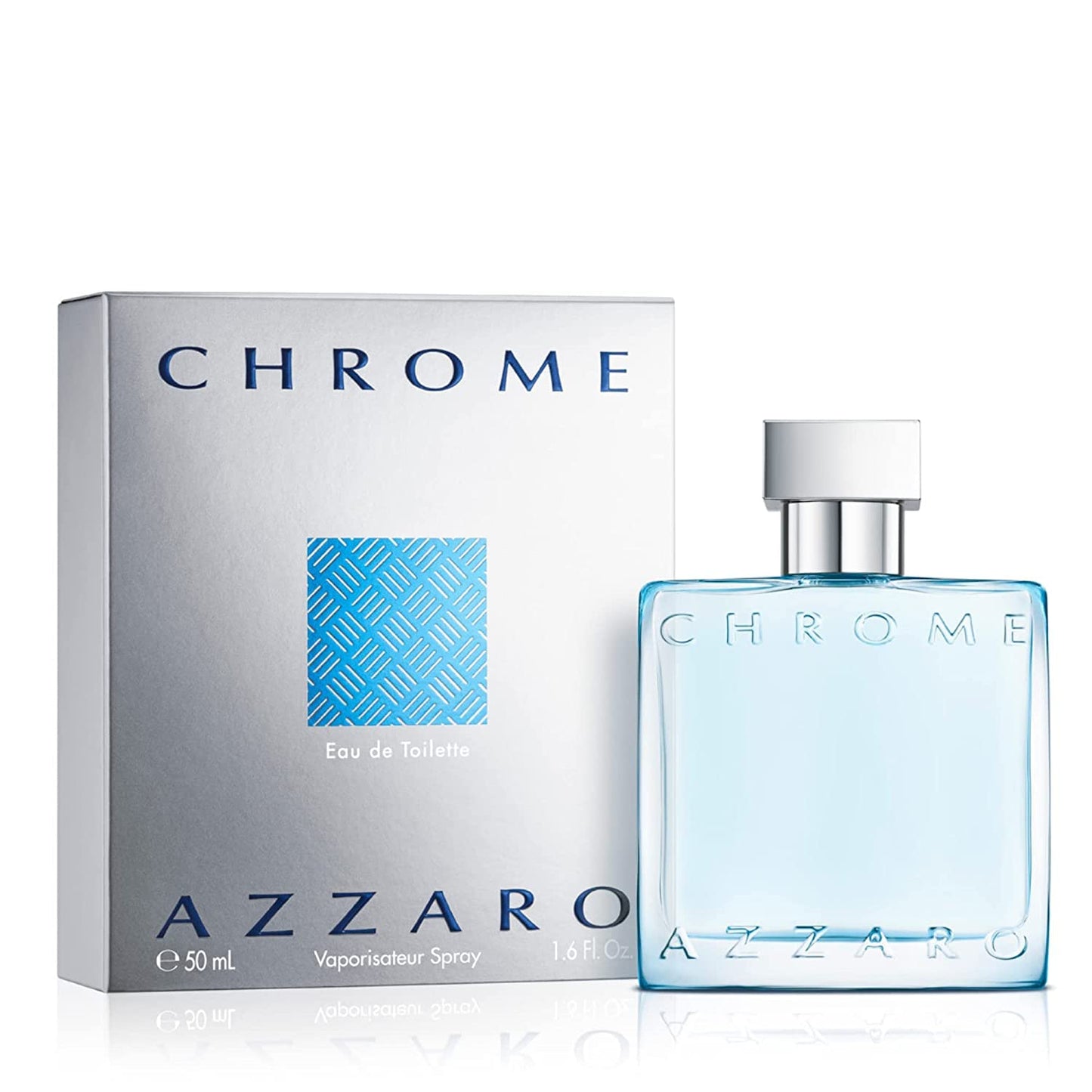 Hot Azzaro Chrome Eau de Toilette - Fresh Aquatic Mens Cologne - Citrus, Woody, Musky Fragrance -Fresh Notes of Bergamot - Everyday Wear - Classic Summer Beach Scent - Luxury Perfumes for Men