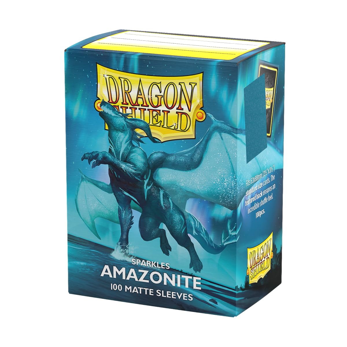 Hot Dragon Shield | Standard Size Card Matte Sleeves | 100 CT - Smooth & Tough Premium TCG Sleeves | Compatible with Pokemon, Flesh & Blood, One Piece & Magic the Gathering | Midnight Blue