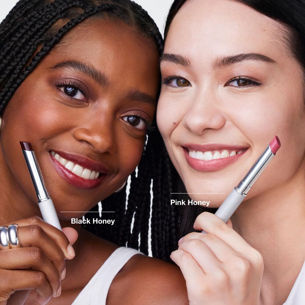HotClinique Almost Lipstick Tinted Lip Balm in 3 Iconic Shades Black Honey, Pink, and Nude Honey | Sheer + Lightweight