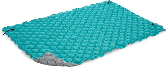 Hot Intex 56841EP Giant Inflatable Floating Water Mat Relaxing Platform Pad for Pools and Lakes with 4 Connect 'n Float Connectors, Teal