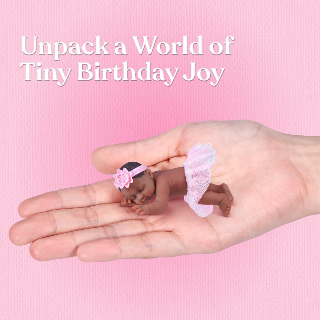 HotMy Mini Birthday Series 1 by ZURU – Collectible Mystery Capsule Baby Doll with Birthday Party Theme, Accessories & Playset, UNbox Celebration Surprises for Girls & Collectors.