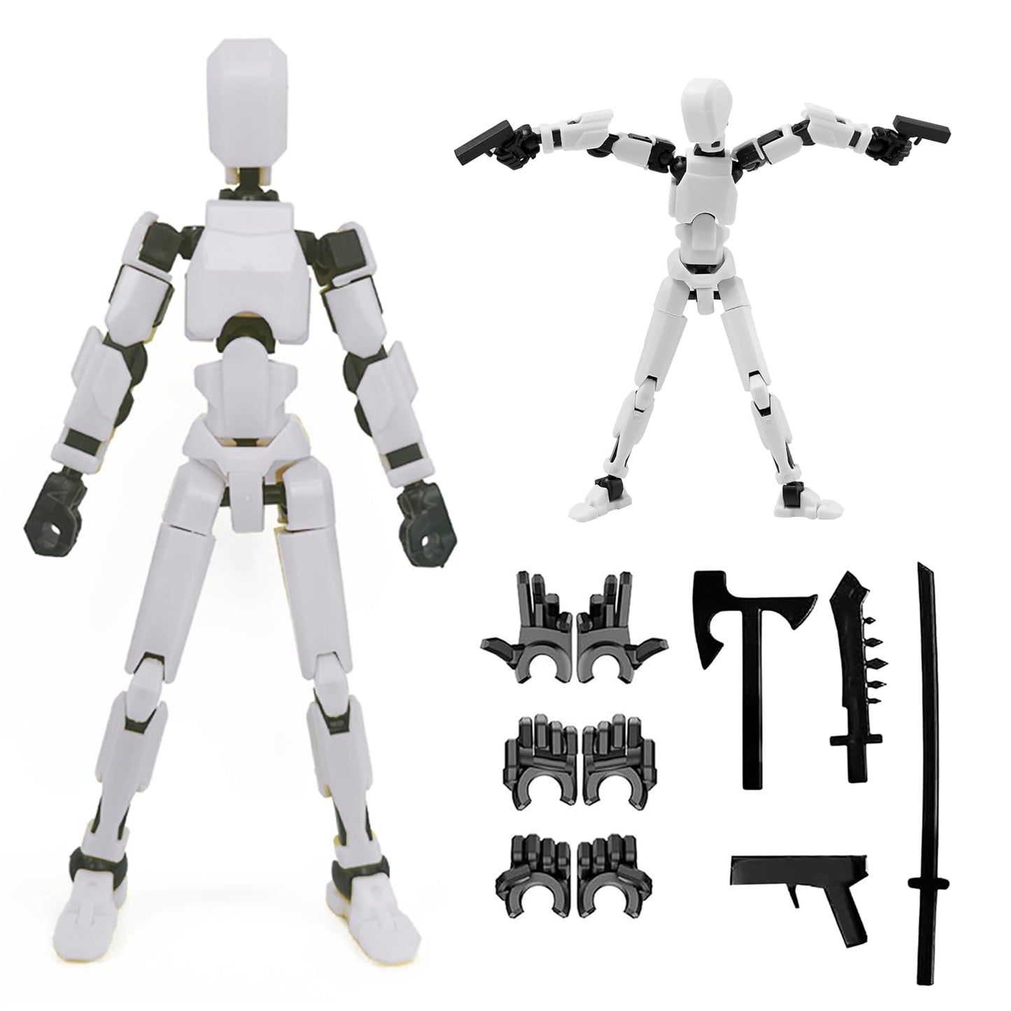 Hot 2026 New Assembly Completed-Titan 13 Action Figure,Dummy Robot 13 Action Figures Set,3D Printed Multi-Jointed Action Figures,Nova 13 Action Figure for Collectors Desktop Decorations (5pcs)