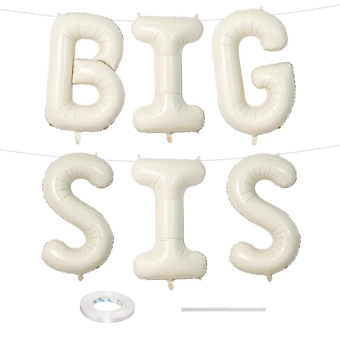 Hot40 Inch Beige BRIDE Balloons Bachelorette for Bridal Shower, Cream White Sand Bride Mylar Foil Banner Letter Sign, Bridal Balloon Banner for Wedding Engagement Bride To Be Party Favors Decorations