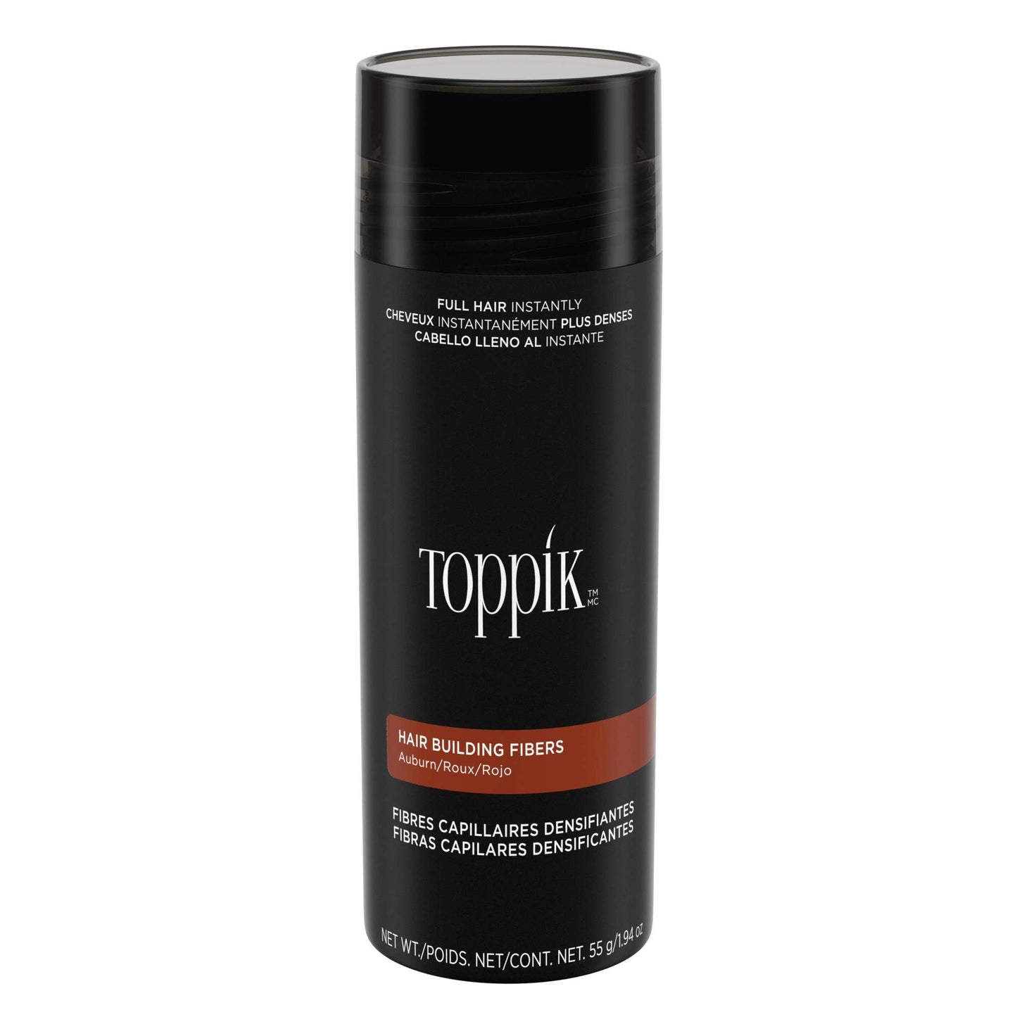 HotToppik Hair Building Fibers, Fill In Fine or Thinning Hair Instantly Thicker, Fuller Looking Hair 9 Shades,4 size options