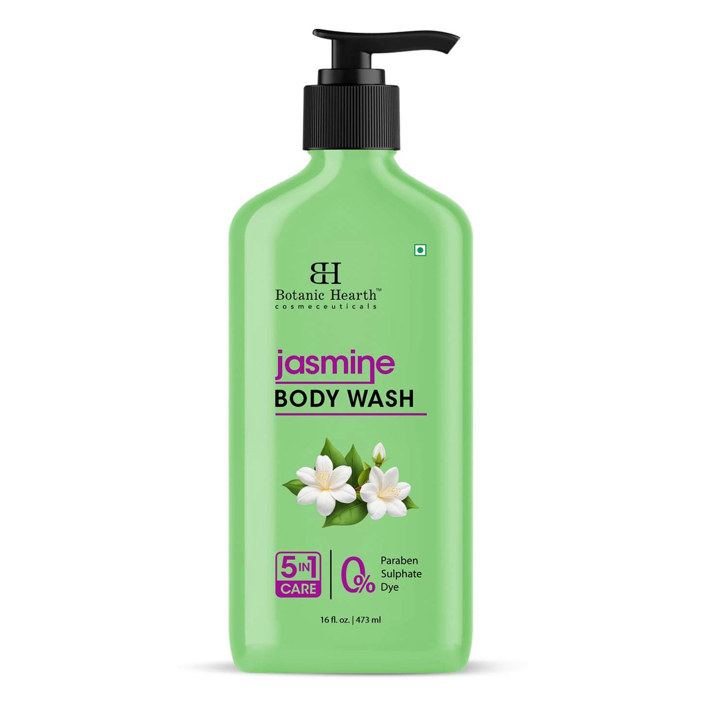 HotBotanic Hearth Tea Tree Body Wash, 16 Fl Oz (473 ml) Pack of 2 | With Tea Tree Oil, Peppermint & Sea Buckthorn | Gently Cleanses, Refreshes & Nourishes Skin | Sulfate & Paraben Free | For Men & Women