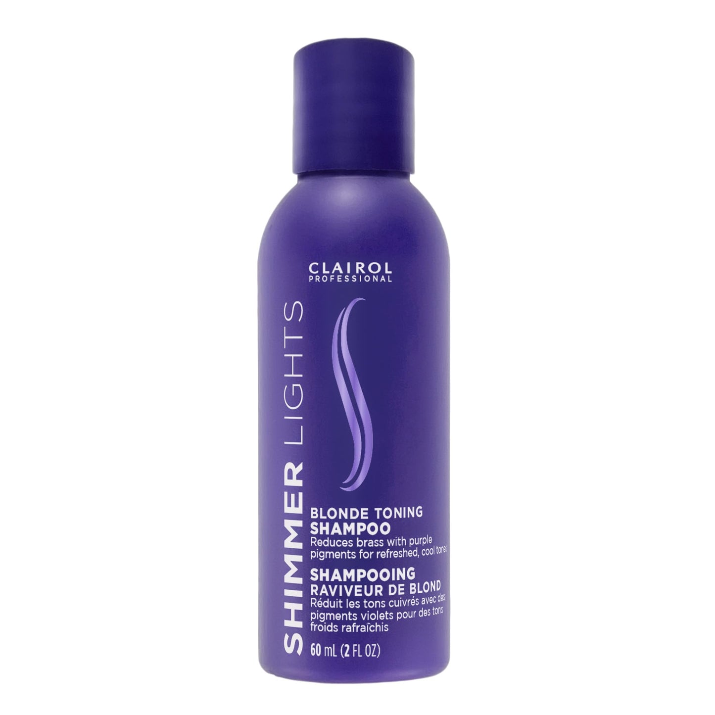 HotClairol Professional Shimmer Lights Purple Shampoo | Neutralizes Brass & Yellow Tones | For Blonde, Silver, Gray & Highlighted Hair