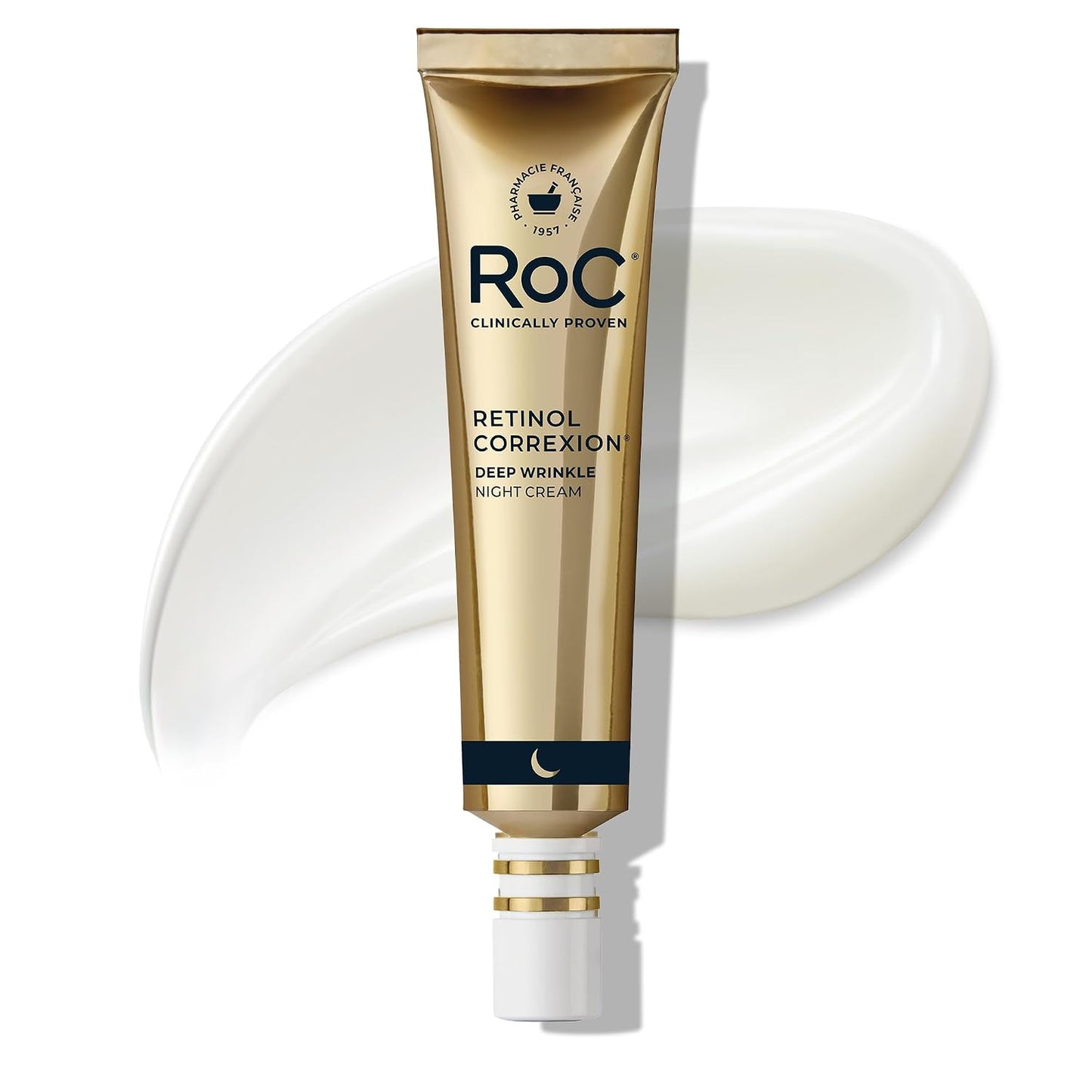 HotRoC Retinol Correxion Night Cream for Deep Wrinkles, Anti Aging Skincare Treatment Women and Men, 1.0 oz (Packaging May Vary)