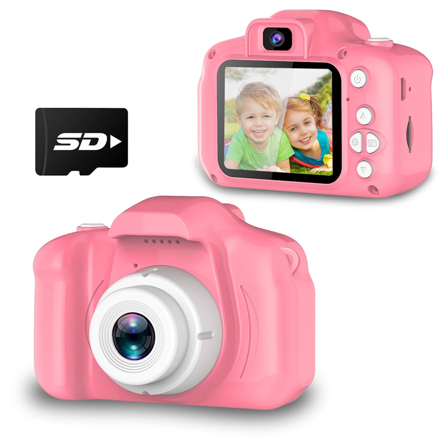 Hot Seckton Upgrade Kids Selfie Camera, Christmas Birthday Gifts for Boys Age 3-9, HD Digital Video Cameras for Toddler, Portable Toy for 3 4 5 6 7 8 Year Old Boy with SD Card-Navy Blue