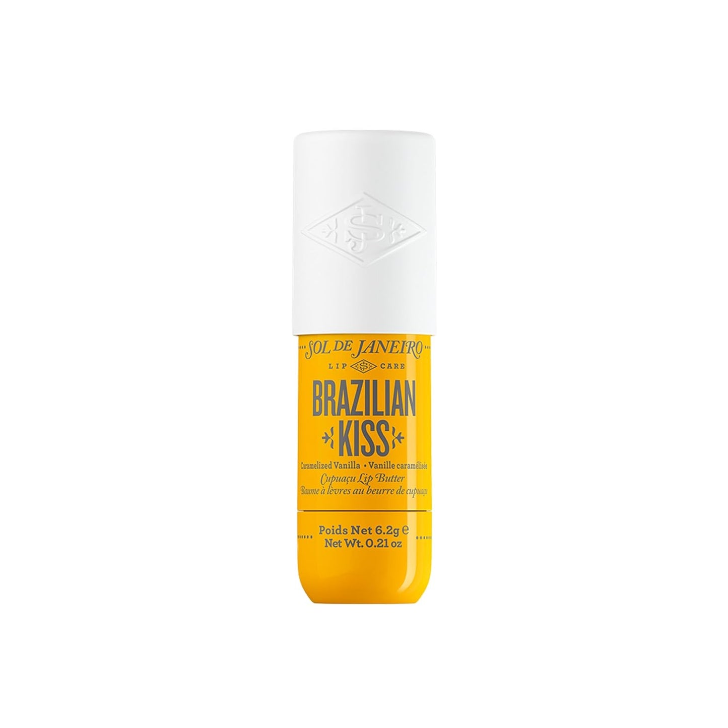 HotSol de Janeiro Brazilian Kiss Hydrating Lip Butter Balm | Vanilla Lip Balm | Vegan Formula