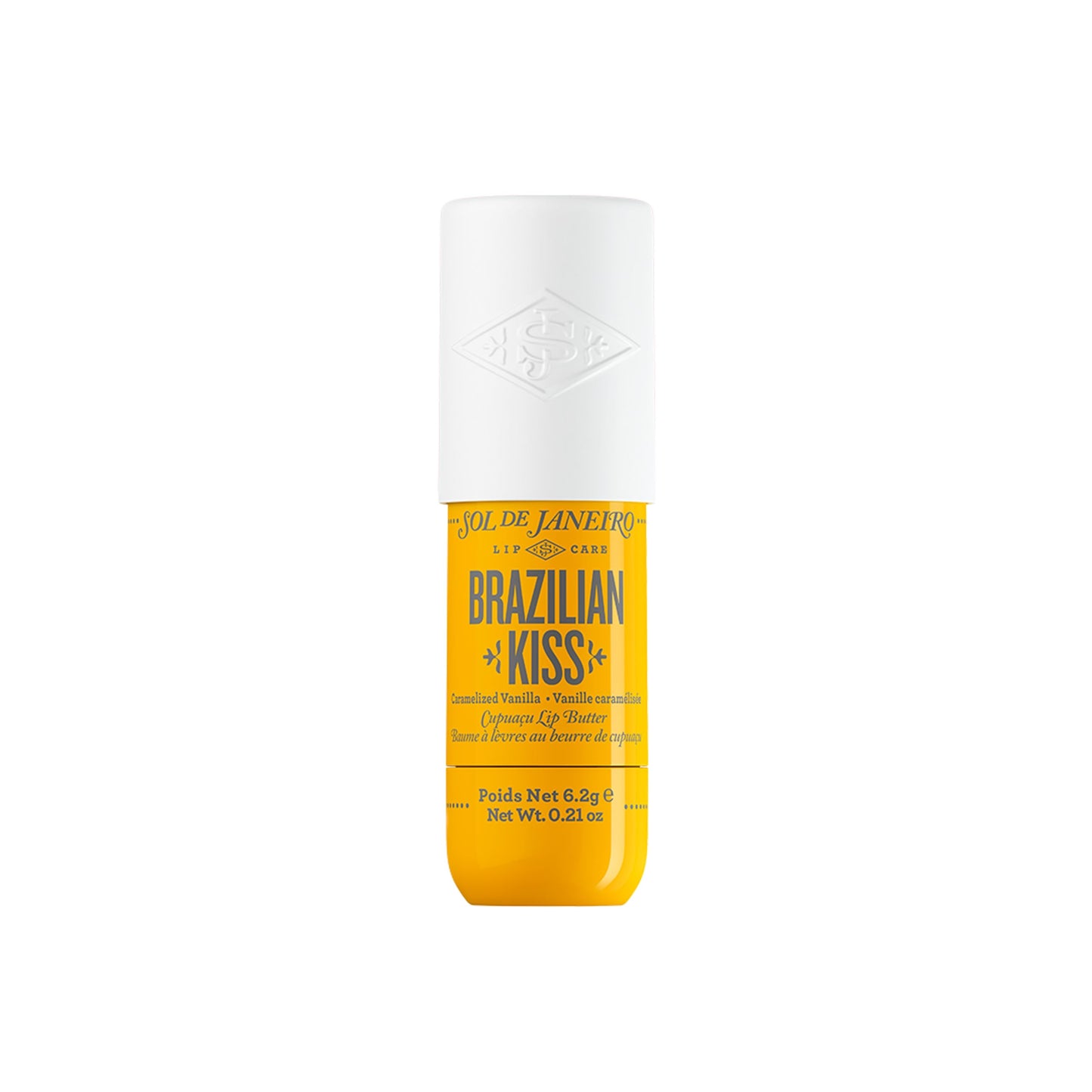 HotSol de Janeiro Brazilian Kiss Hydrating Lip Butter Balm | Vanilla Lip Balm | Vegan Formula
