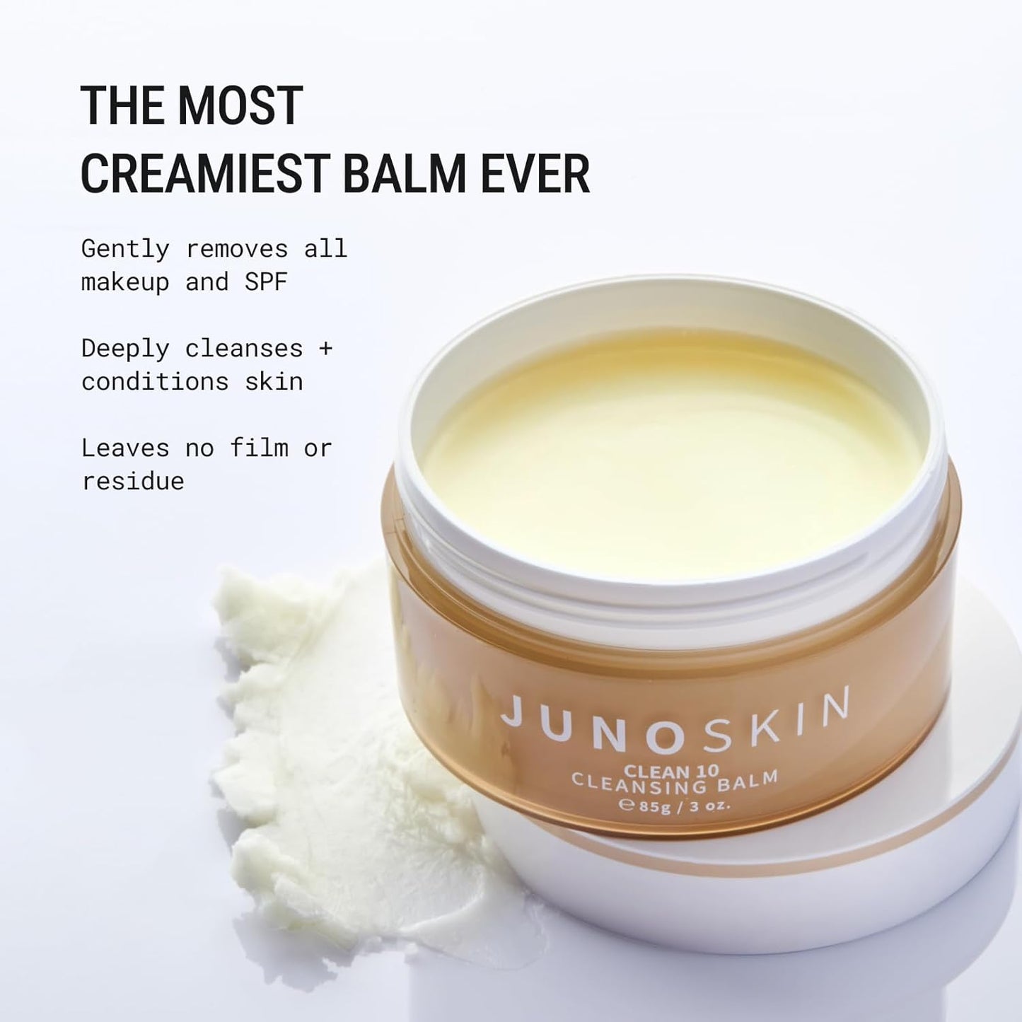 HotJUNO & Co. Clean 10 Cleansing Balm 10 Ingredients Makeup Remover 85g / 3.0oz