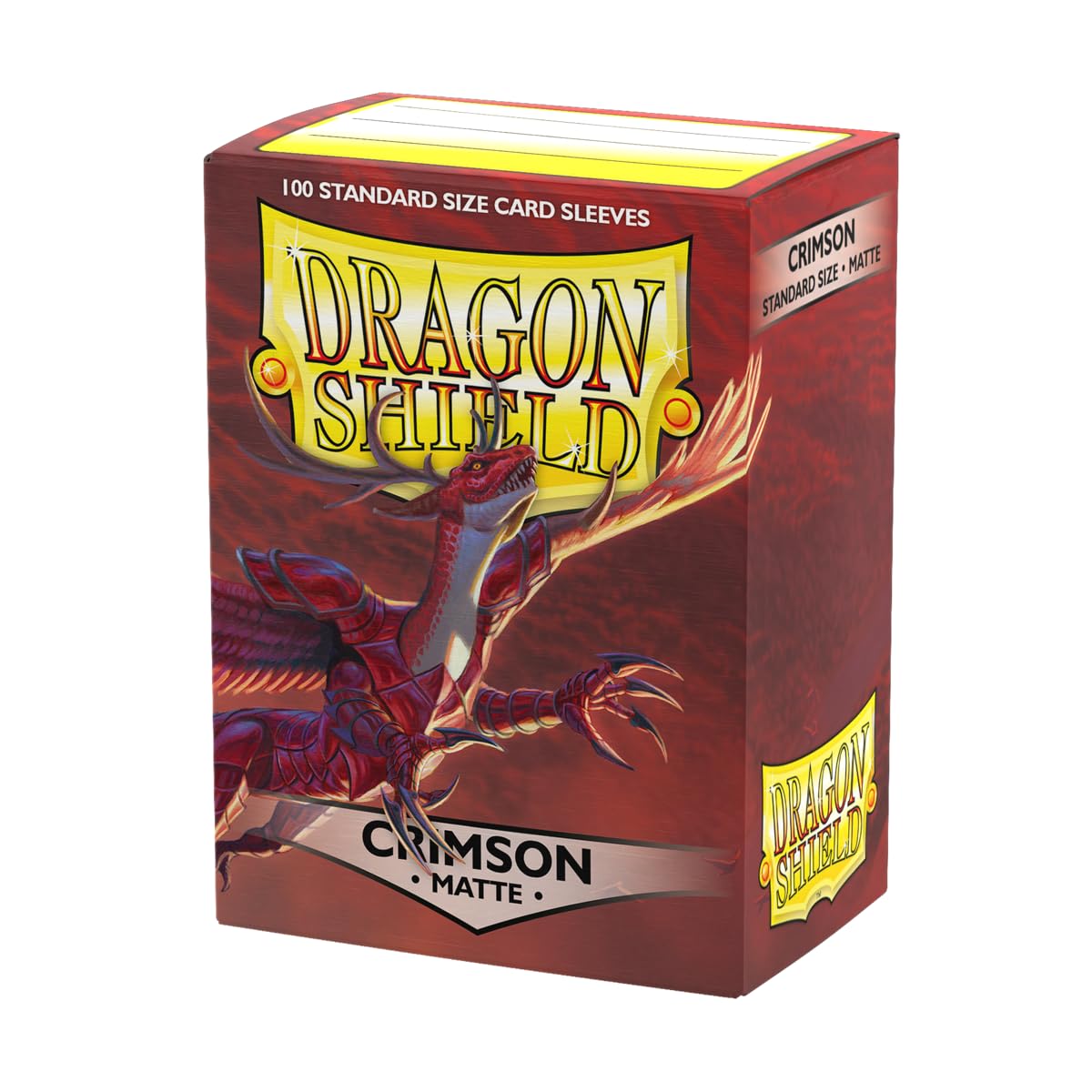 Hot Dragon Shield | Standard Size Matte Card Sleeves | 100 CT - Smooth & Tough TCG Sleeves - Compatible with Pokemon, Flesh & Blood, One Piece & Magic The Gathering | Amethyst