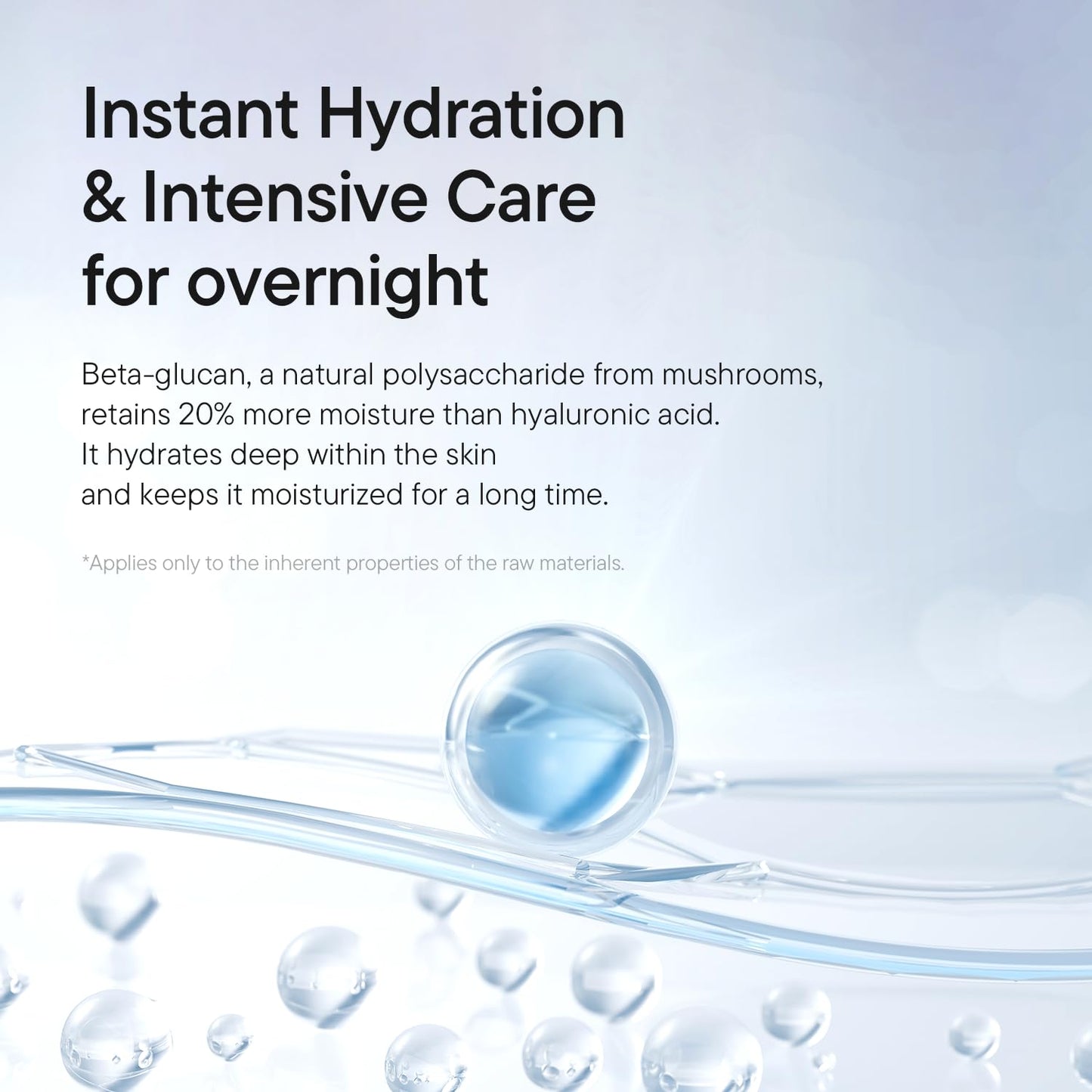 HotIUNIK Beta-Glucan Power Moisture Serum – Beta-Glucan & 7 Types of Peptides Deep Hydration Vegan Serum for Dry, Mature & Sensitive Skin, Korean Skincare, 50ml / 1.69 fl oz