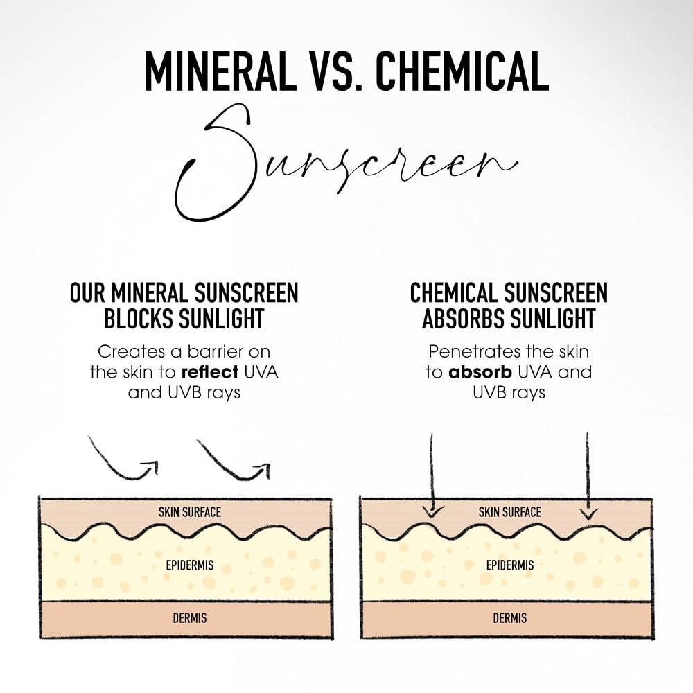 HotbareMinerals Complexion Rescue Tinted Moisturizer with SPF 30, Hydrating Tinted Mineral Sunscreen with Hyaluronic Acid, Sheer-to-Light Coverage, Multi-tasking, Skincare Infused Makeup