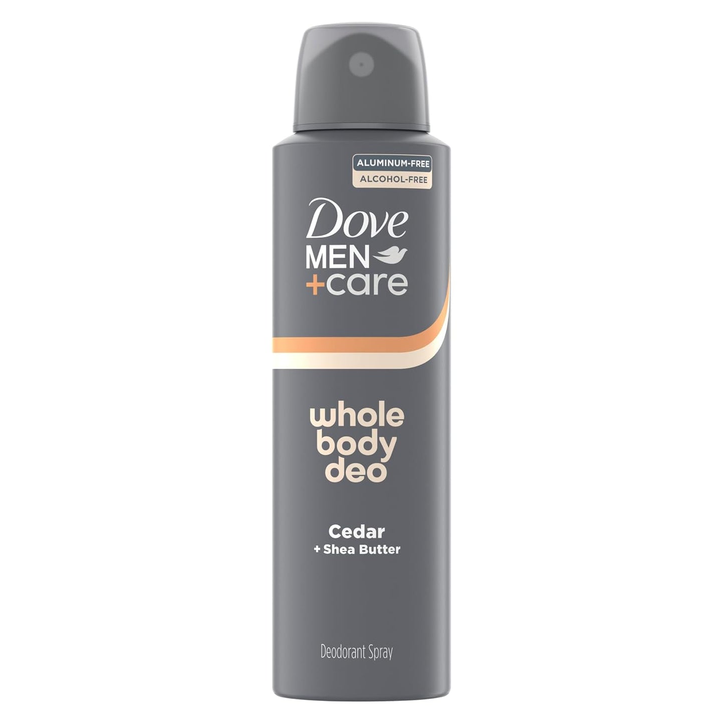 HotDOVE MEN + CARE Whole Body Deo Deodorant Spray Cedar + Shea Butter, 4 oz