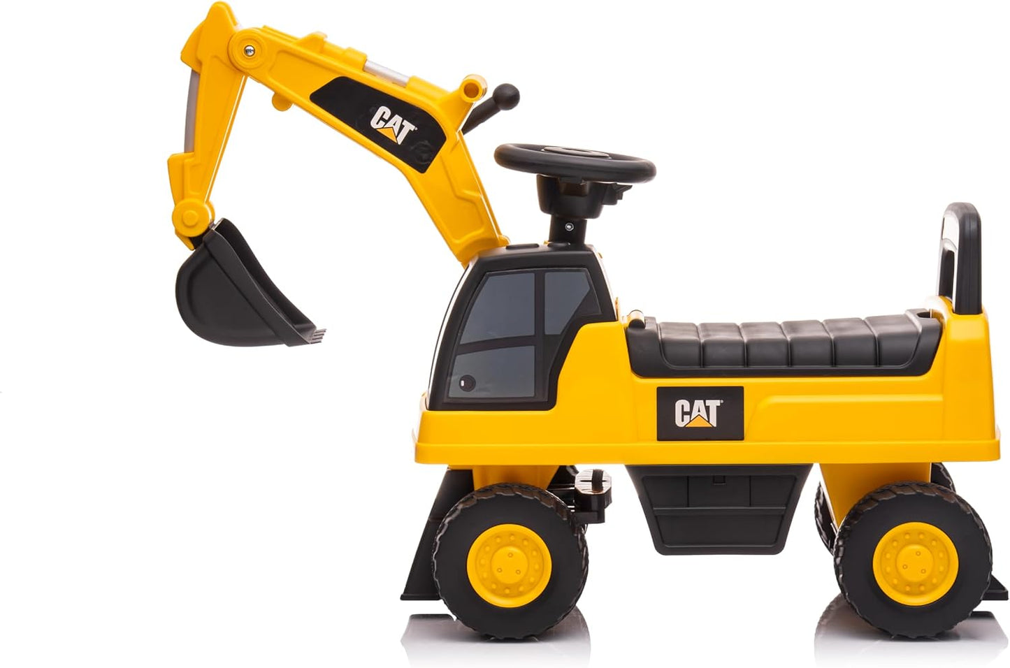 Hot Best Ride On Cars CAT Excavator Push Car – Licensed Caterpillar Ride-On Digger Toy for Kids with Rotating Bucket & Under-Seat Storage – Construction Vehicle for Toddlers