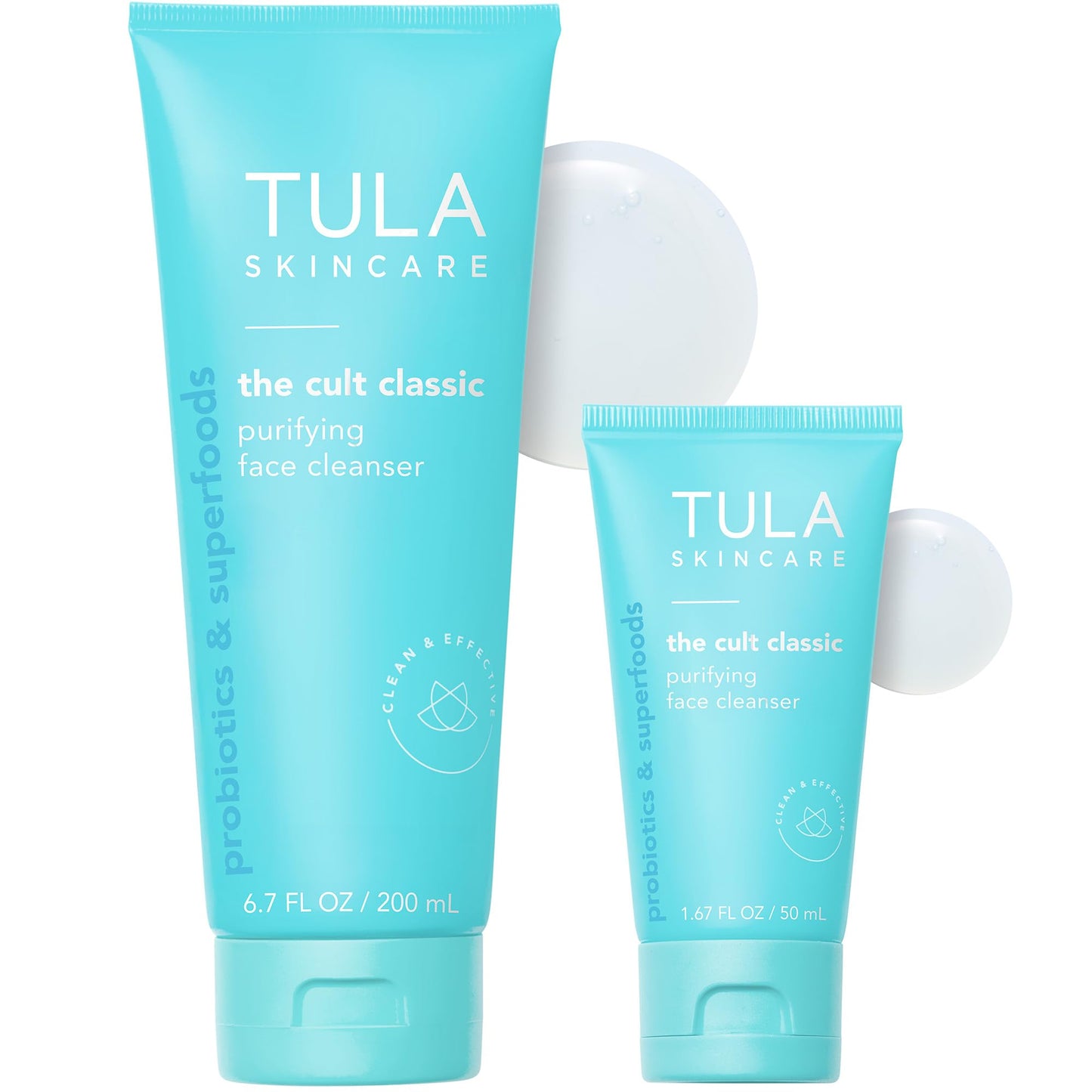 HotTULA Skincare Cult Classic Purifying Face Cleanser, Daily Wash for Pores & Skin Balance with Prebiotic Extracts, Antioxidants & Turmeric, Deep Cleansing Formula