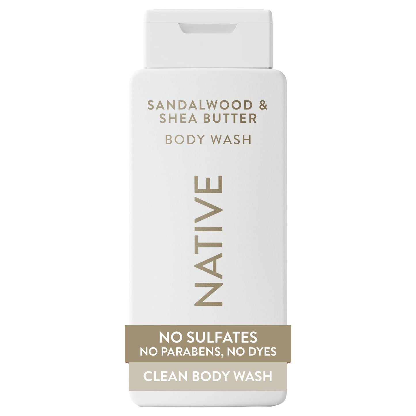 HotNative Clean Body Wash, Gentle & pH-balanced for Sensitive Skin, 24-Hr Freshness for Men & Women, Vegan & Cruelty-Free, Free of Sulfates, Parabens & Phthalates, Sea Salt & Cedar, 18 fl oz
