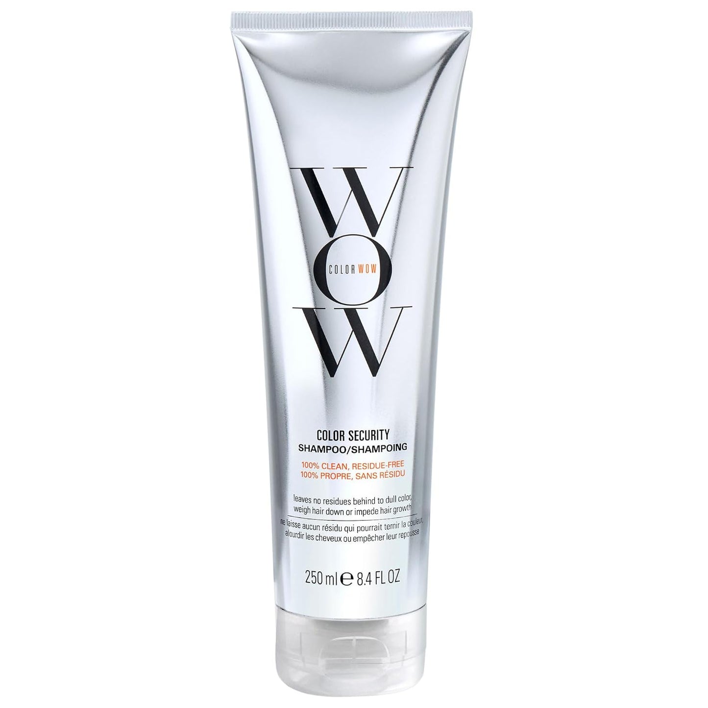 HotCOLOR WOW Color Security Shampoo, Sulfate-Free Residue-Free Shampoo for Healthy-Looking Hair and Scalp